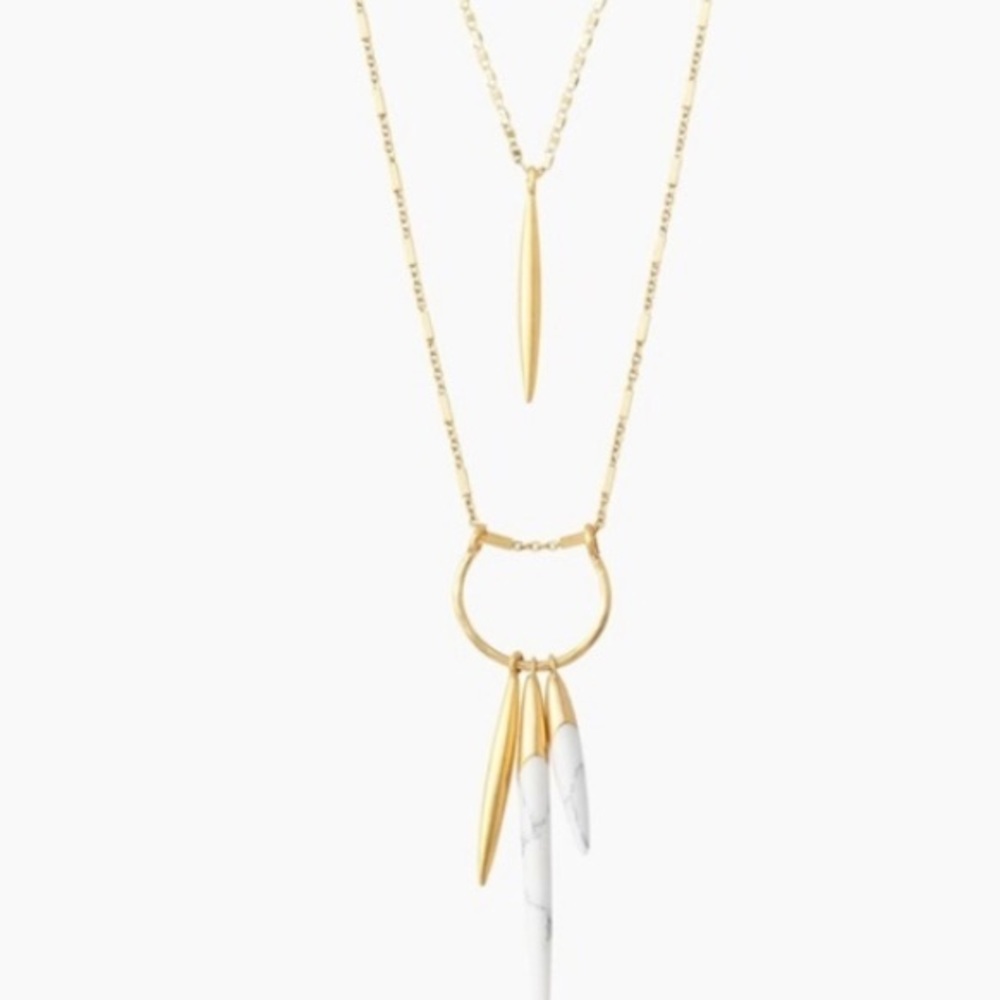 :: Stella & Dot Quill Layering Necklace - Picture 2 of 9